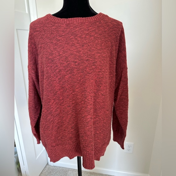 American Eagle Outfitters Sweaters - Women’s American Eagle Cozy Marled Crew Sweater-Open Back